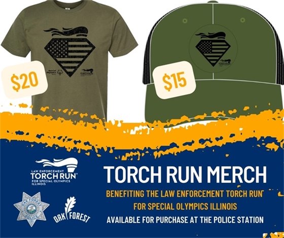 Purchase Torch Run Merch at Police Station