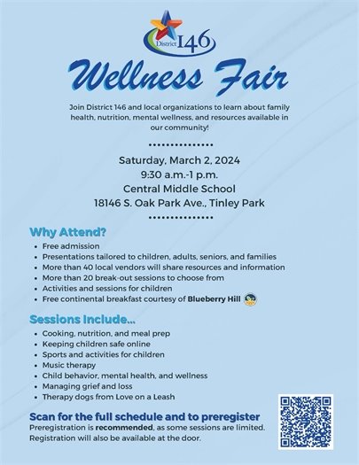 District 146 Wellness Fair 