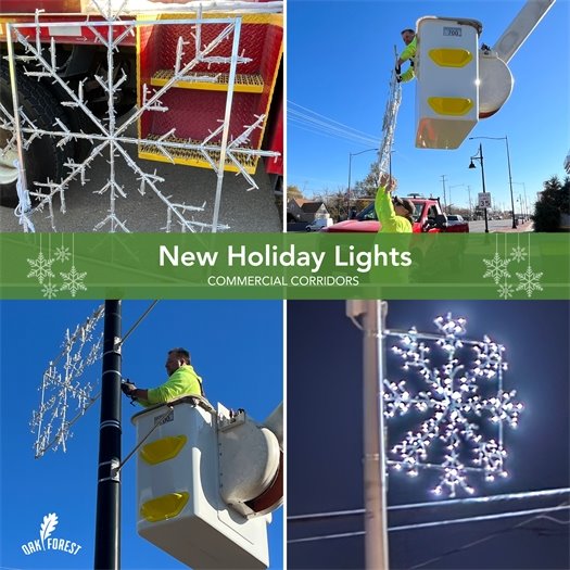 New holiday lights go up on Cicero