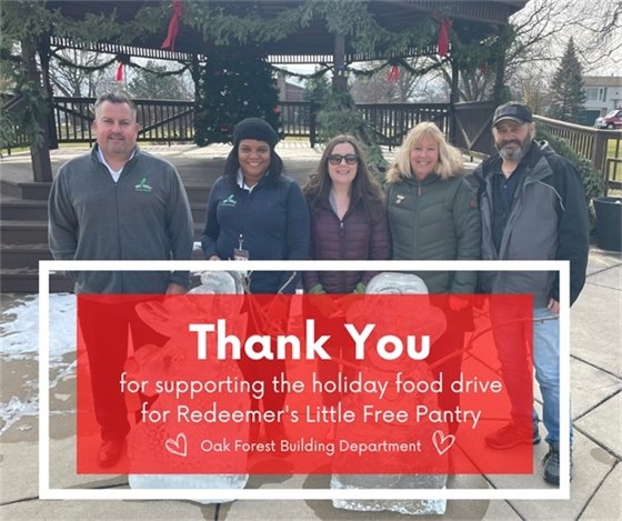 Thank you for supporting the food drive