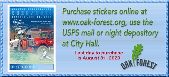 Vehicle Registration Sticker