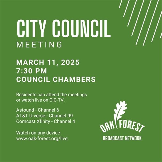 City Council meeting agenda
