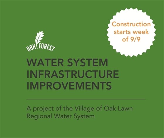 Water main improvements start September 9