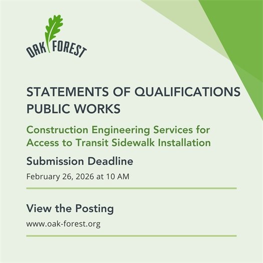 Engineering services for sidewalk installation