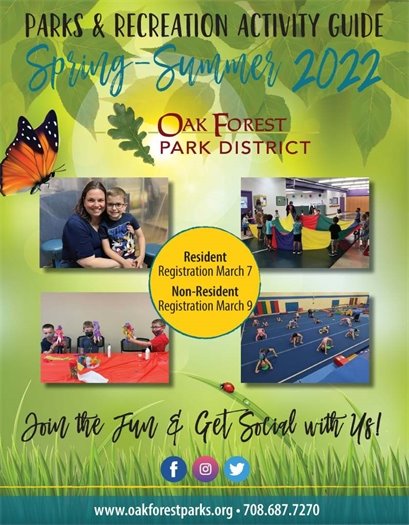 Oak Forest Park District Spring Registration