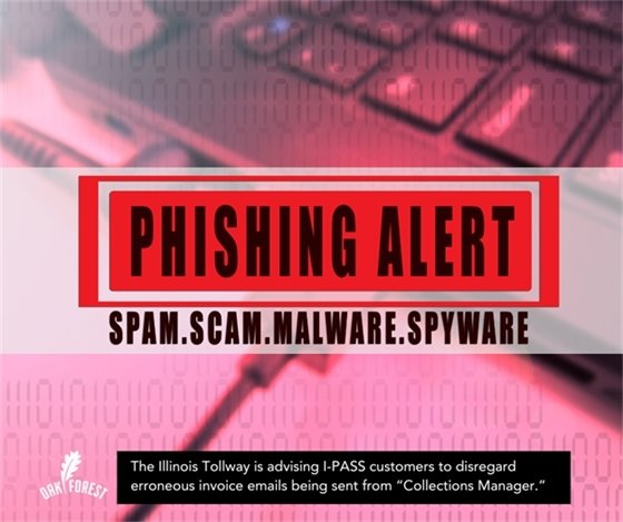 Tollway warns of phishing scam