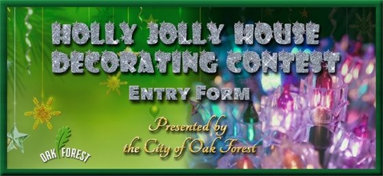 Holly Jolly House Decorating Contest