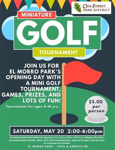 Mini-Golf Tournament at El Morro Park