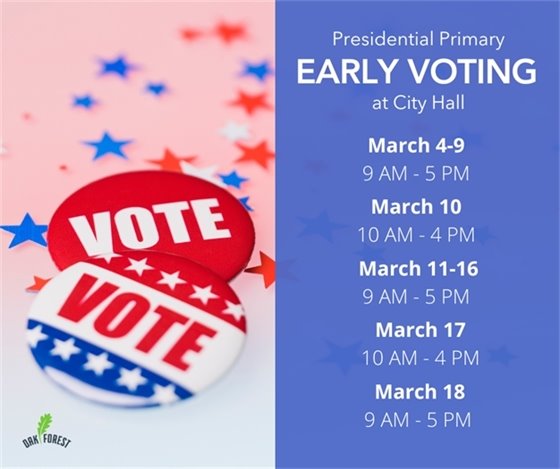 Early Voting: Presidential Primary 