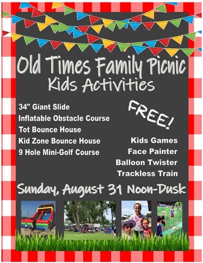 Old Times Picnic Kids Activities