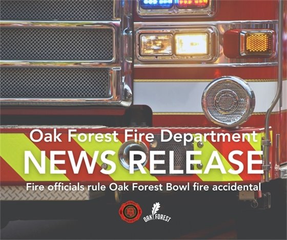Fire officials rule Oak Forest Bowl fire accidental