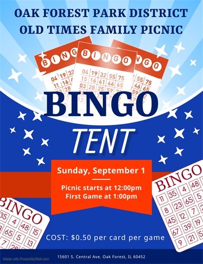 Old Times Picnic Bingo