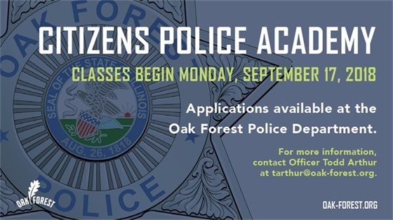 Citizens Police Academy 2018