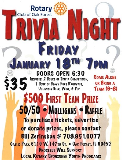 Rotary Club Trivia Night
