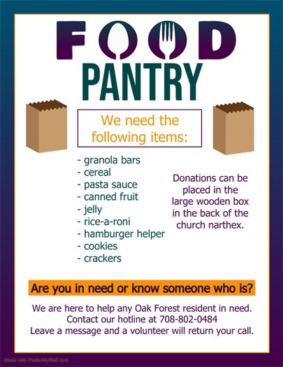 st damian food drive