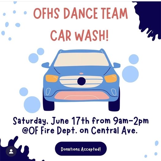 OFHS Dance Team Car Wash at OFFD
