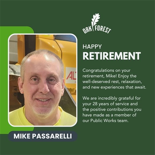 Happy Retirement, Mike Passarelli!