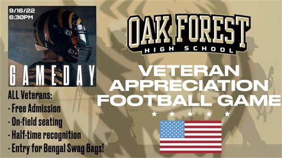 OFHS Veteran Appreciation Football Game