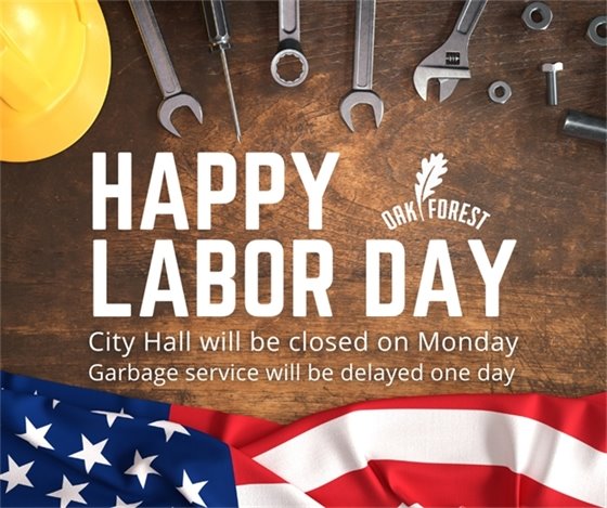 City Hall closed on Labor Day