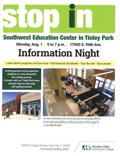 Moraine Valley Info Night