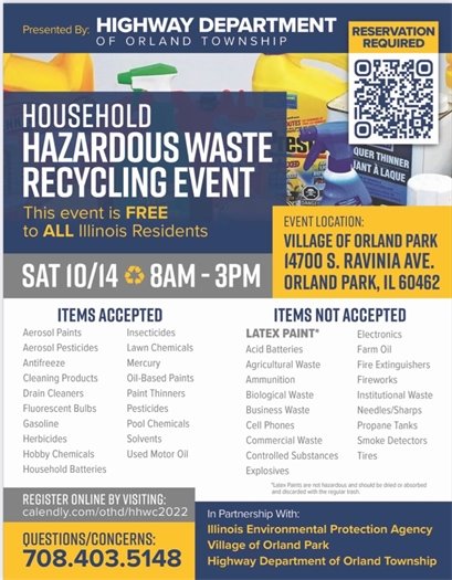 Household Hazardous Waste event