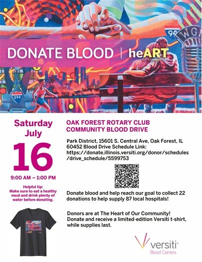 Rotary Blood Drive
