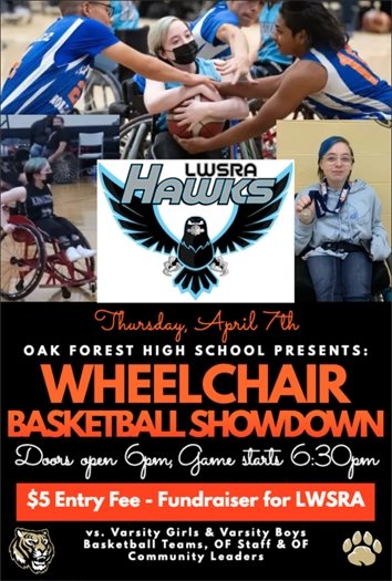 Wheelchair Basketball Showdown at Oak Forest High School 