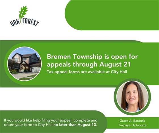 Property Tax Forms are available at City Hall