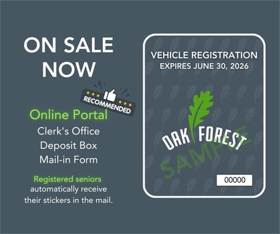 Vehicle Stickers Go On Sale May 1