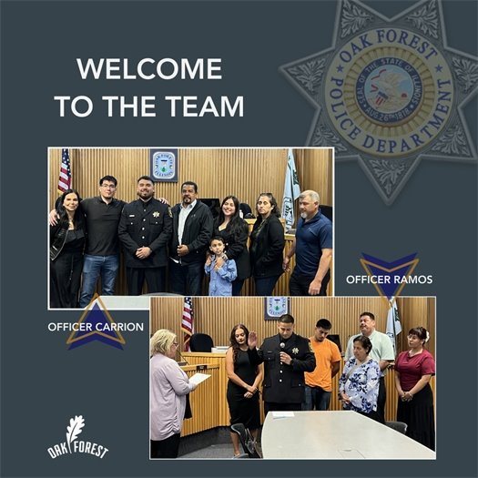 New officers sworn in