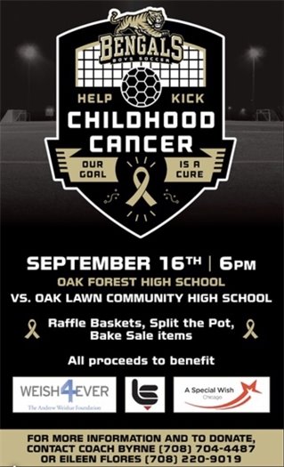 Kick Childhood Cancer OFHS Soccer