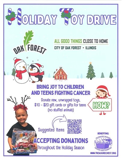 Pediatric Oncology Treasure Chest Foundation Toy Drive