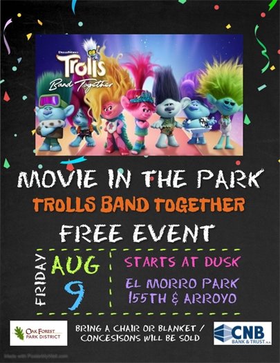 Movie in the Park at El Morro