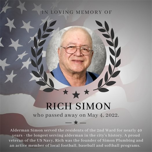 In Memory of Alderman Rich Simon 
