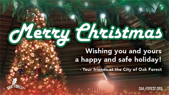Merry Christmas from the City of Oak Forest