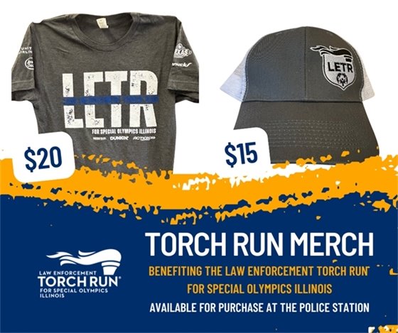 Law Enforcement Torch Run Merch for Sale at OFPD