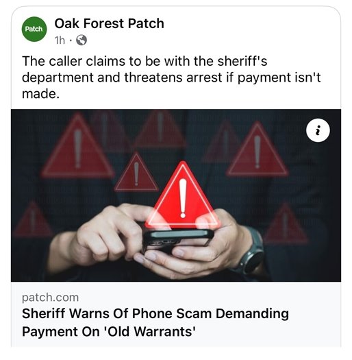 Sheriff warns of phone scams