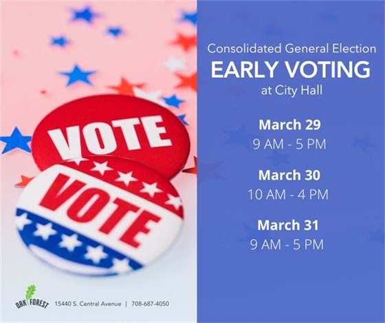 Early Voting begins March 17