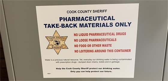 Cook County Sheriff Pharmaceutical Take-Back Materials