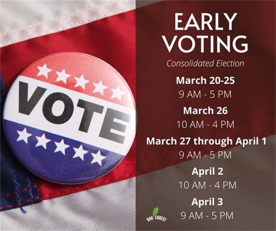 Early voting begins March 20