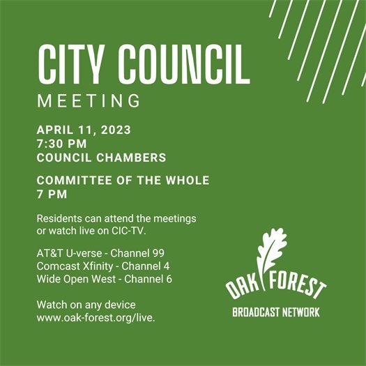 City Council Meeting Agenda 
