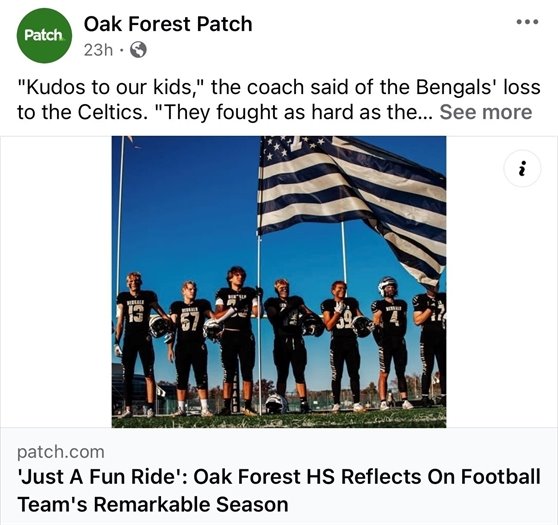 Oak Forest Football: A remarkable season