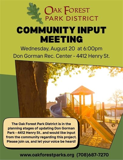 Community Input Meeting