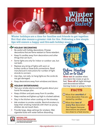 Winter Holiday Safety Tips