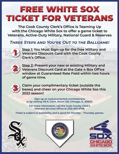 Free White Sox Tickets for Veterans