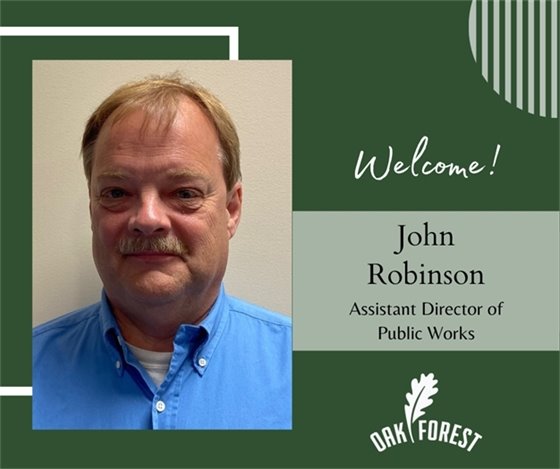 John Robinson appointed assistant director of public works