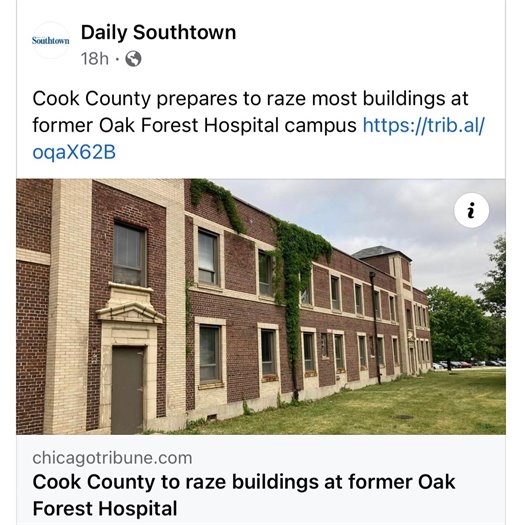 Southtown article about Cook County property