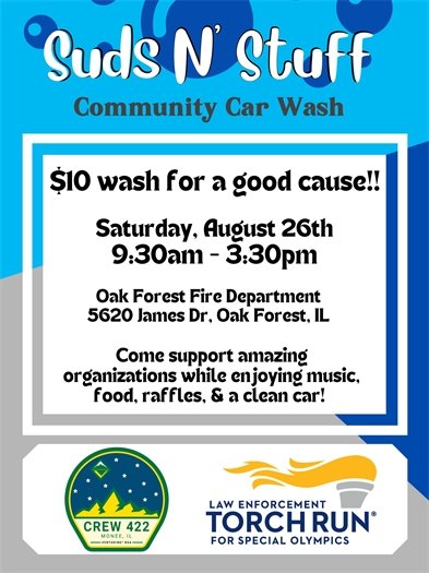 Suds N' Stuff community car wash