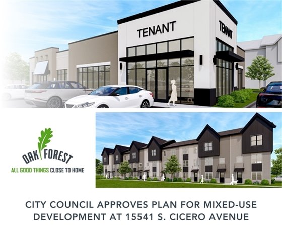 City Council approves plans for mixed-use development at 15541 S. Cicero 