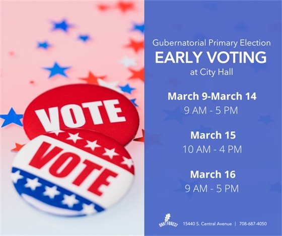 Early Voting begins March 2
